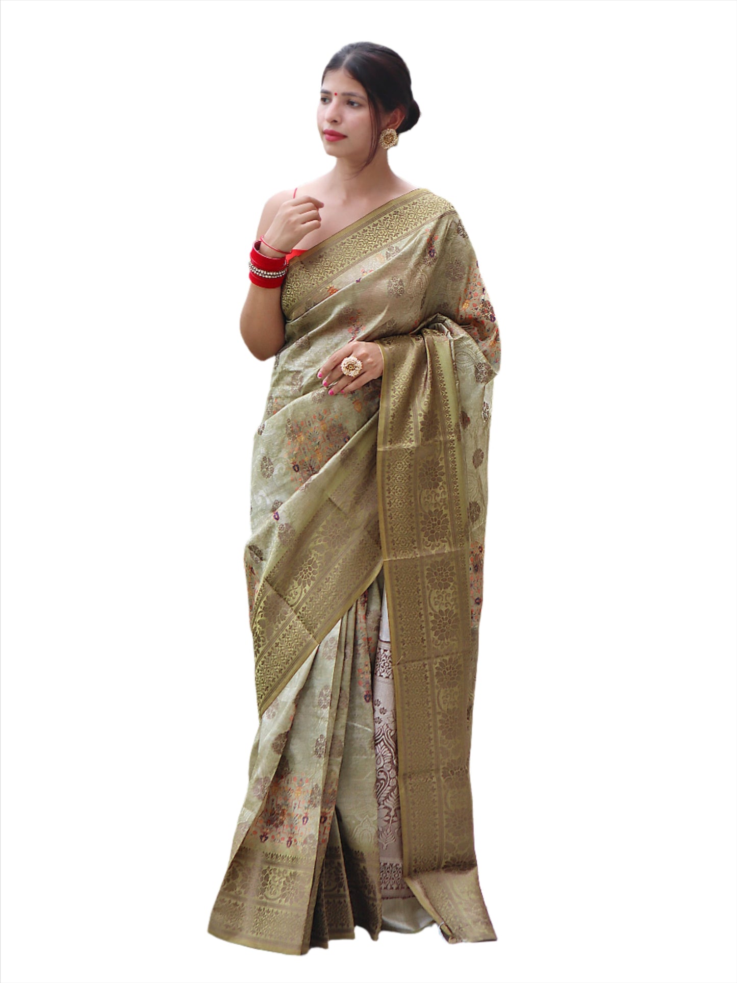 Indian silk saree in Germany