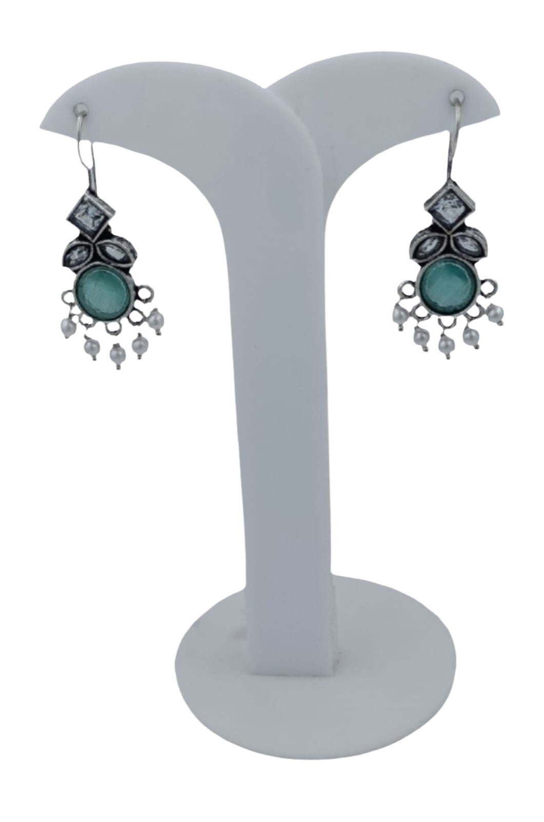Pearl Ethnic Large Drop Earrings For Women in Germany