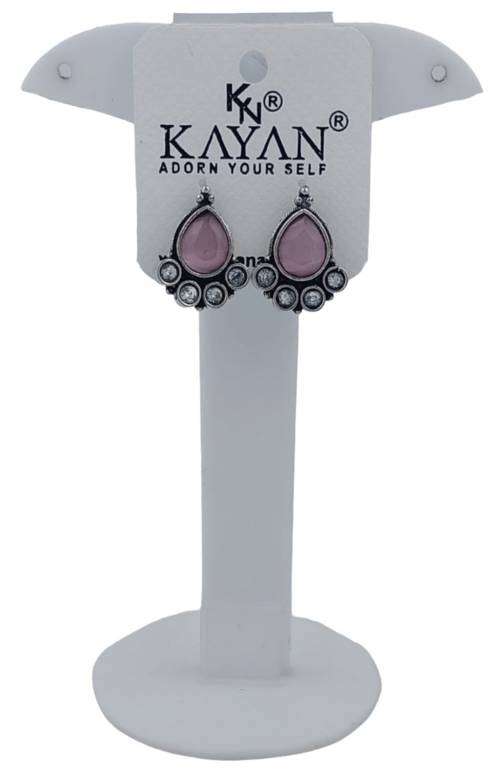 Metal Oxidised Hoop Earrings in Munich