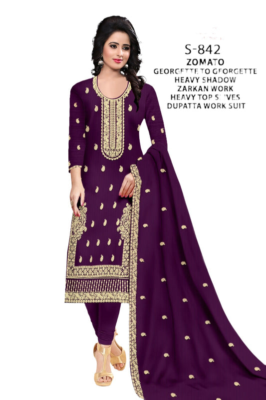 Georgette Heavy Zarkan Works Suit in Berlin