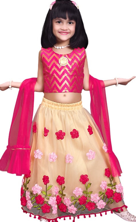 Girls Thread Work Ready to Wear Lehenga & Blouse With Dupatta in Berlin