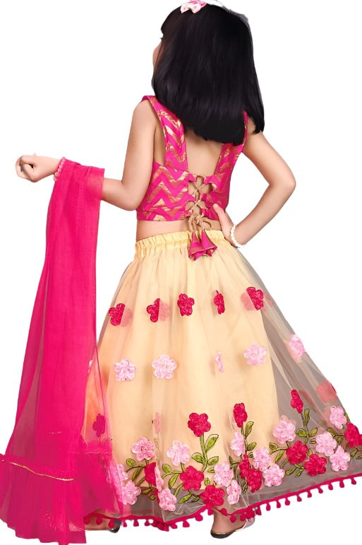 Girls Thread Work Ready to Wear Lehenga & Blouse With Dupatta in Berlin