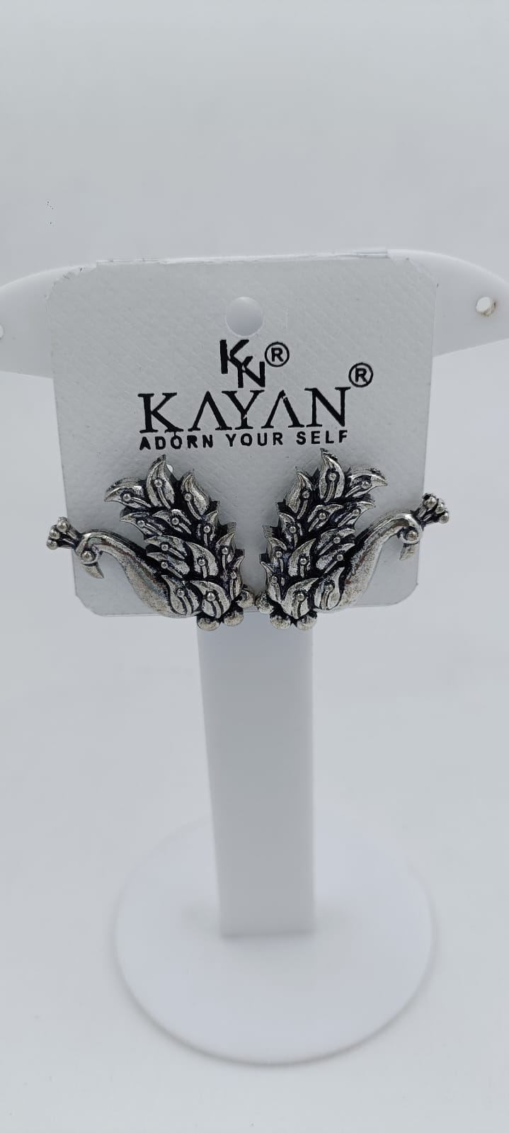 Silver-Plated Stone-Studded Earring in Munich