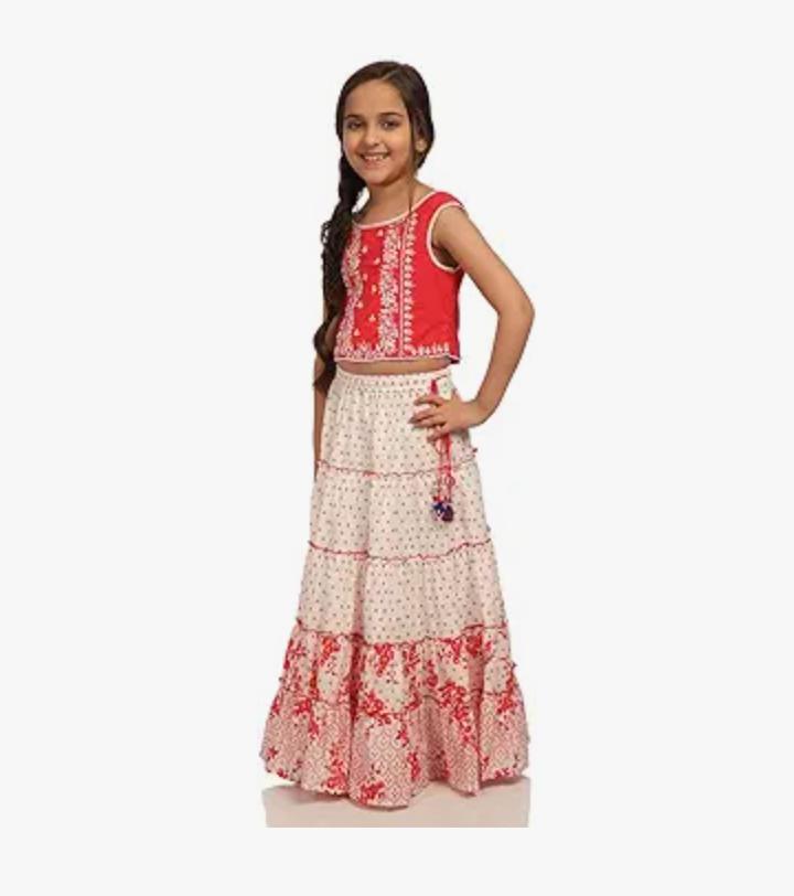 Girls Cotton Lehanga choli Set For Girls in Germany