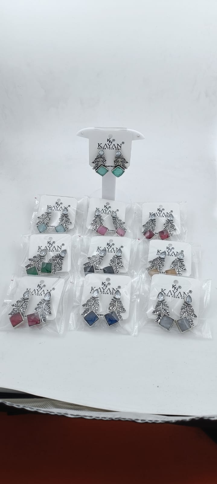 Oxidised Silver Stud Earrings in Germany