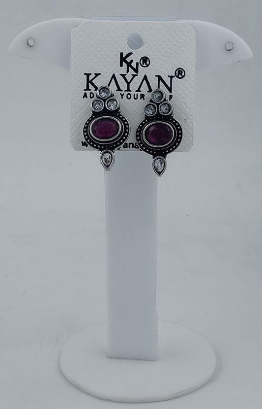 Silver cut stone Earring in Germany