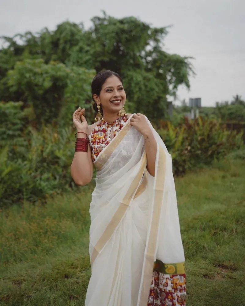 Onam Festival Saree in Germany