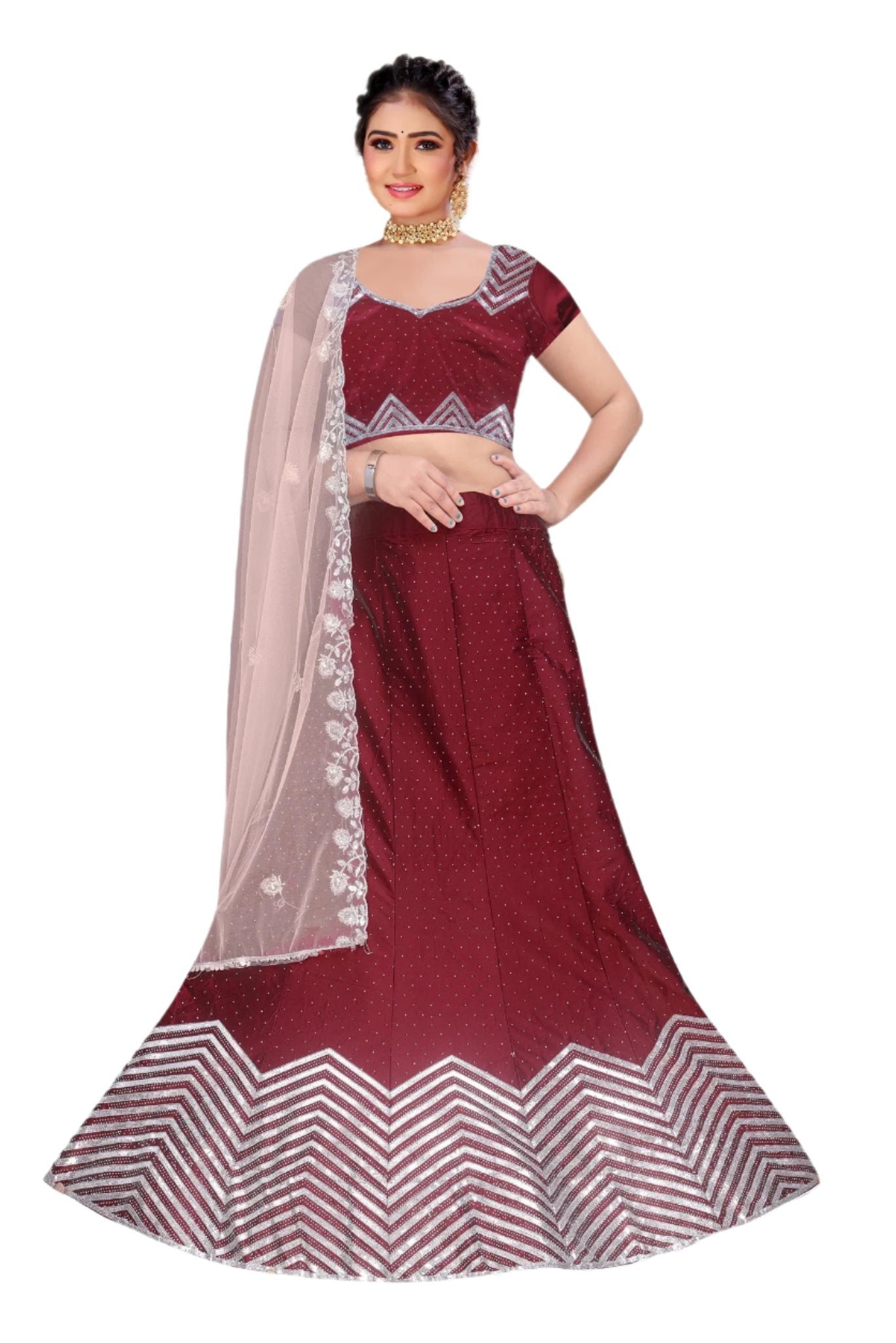 complete Stitched Lehenga Choli With Blouse Piece in Germany