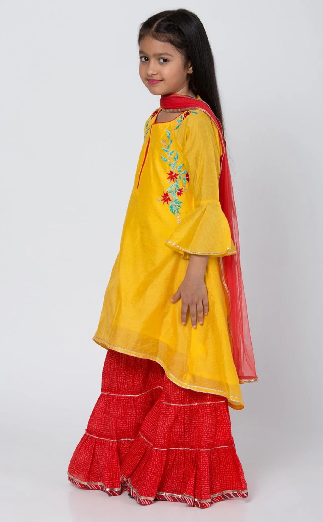 Girls Festive & Party Kurta and Palazzo Set in Munich