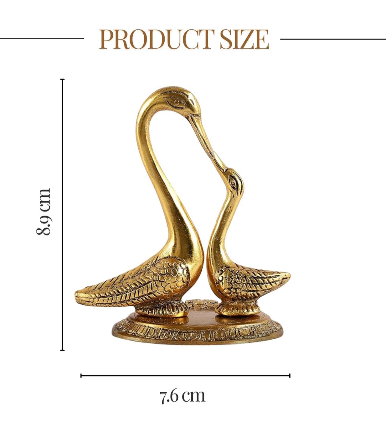 Swan Pair Showpiece | Pair of Kissing Duck in Berlin