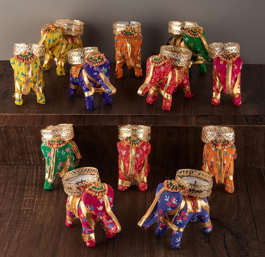 Elephant Diwali Diya \ Tea Lights Holder Candle Stand\Diya for Home Decor/Diwali in Munich
