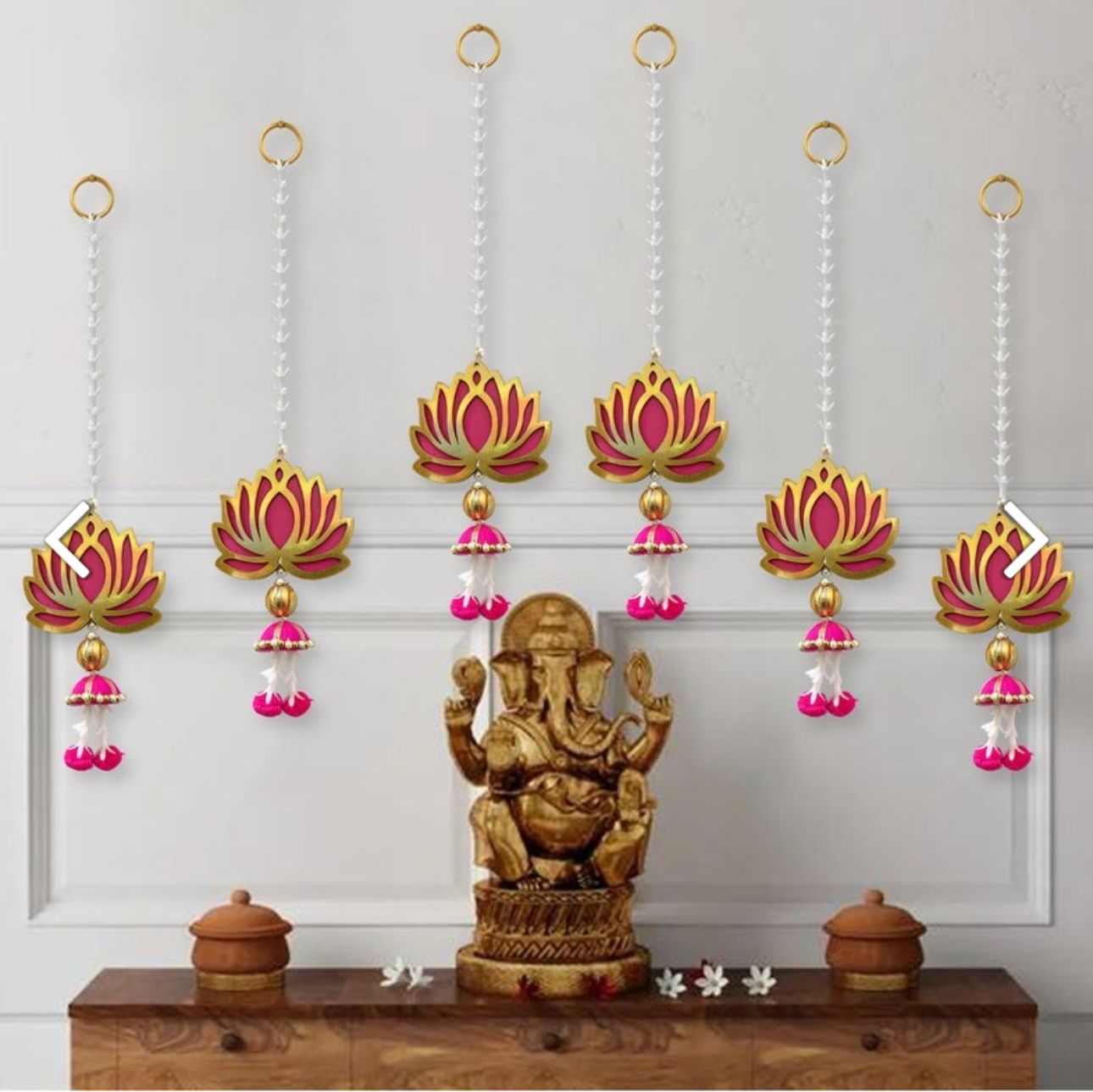 Lotus Tassel Door & Wall Hanging in Munich