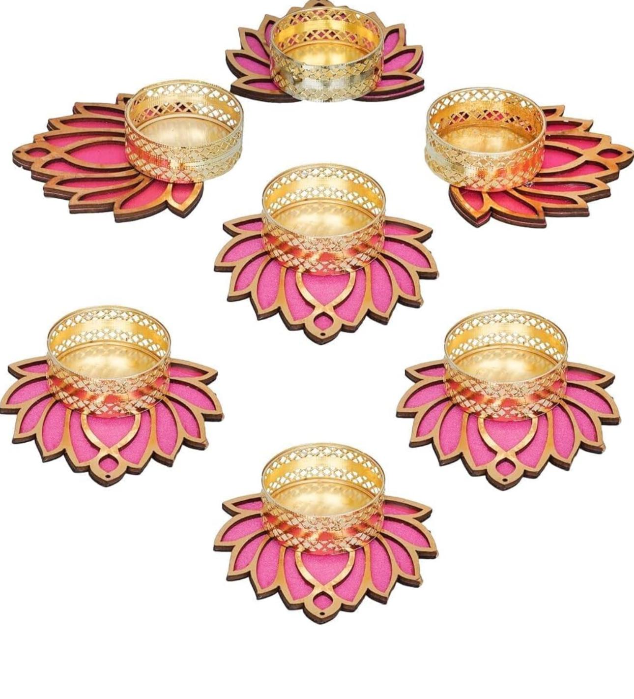 Decorative Diwali Diya \ Lotus Tealight Candle Holder in Germany