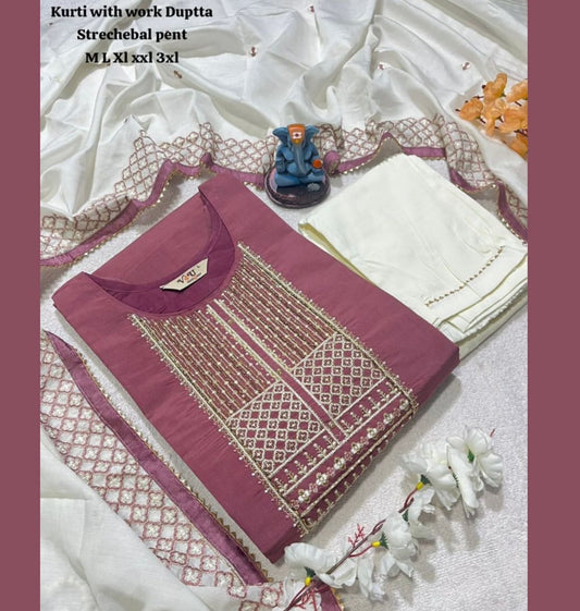Handwork Suits embroidery and fabric detail - Neha Couture Indian Fashion