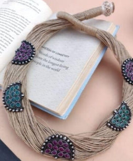 Premium Quality Brass Handmade Gold Plated  Stone Chain Necklace in Munich