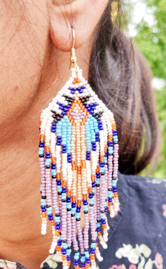 Colorful Beaded Earring in Munich