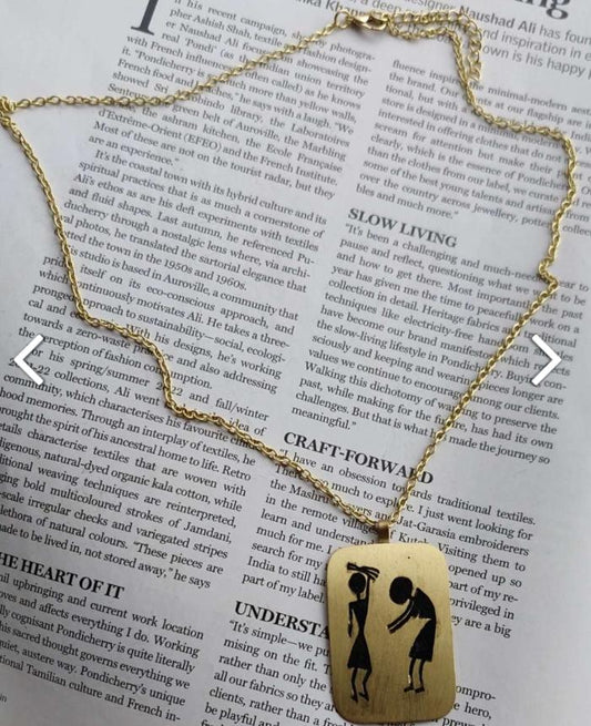 Brass Handmade Elegant Contemporary Deisgn Long Chain in Germany