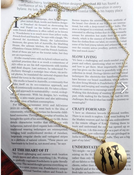 Brass Handmade Elegant Contemporary Deisgn Long Chain in Munich