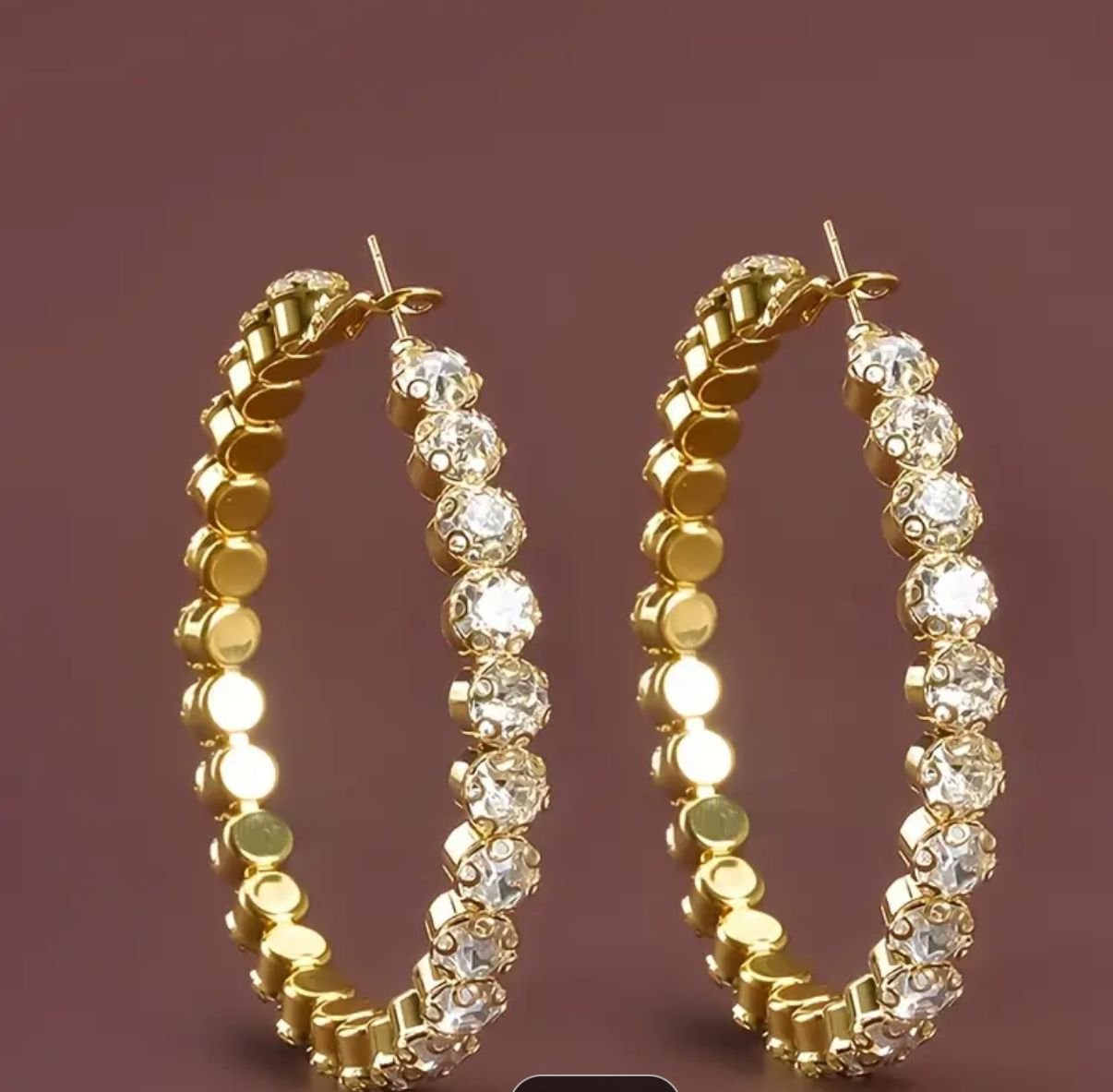 Trendy design Hoop Earrings For Women Golden in Munich