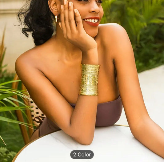 GERMAN GOLD TRIBAL STYLE BANJAARA  BRACELET IN BERLIN