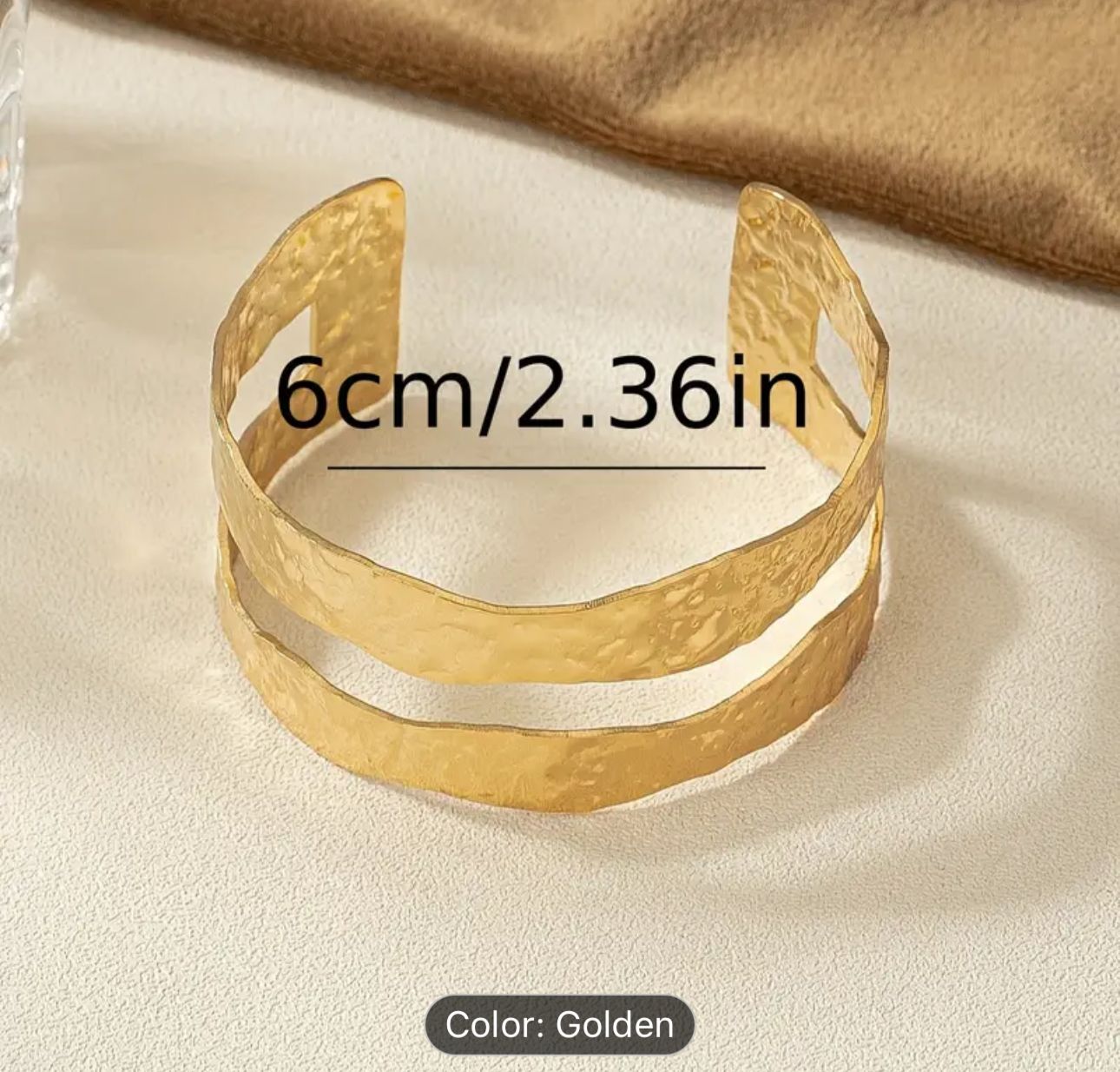 Golden Cuff Bracelet in Munich