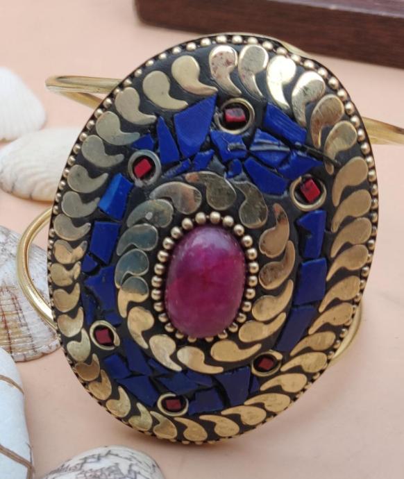 Designer Tibetan Artisans Multicolor Free Size Lac Bracelet in Germany
