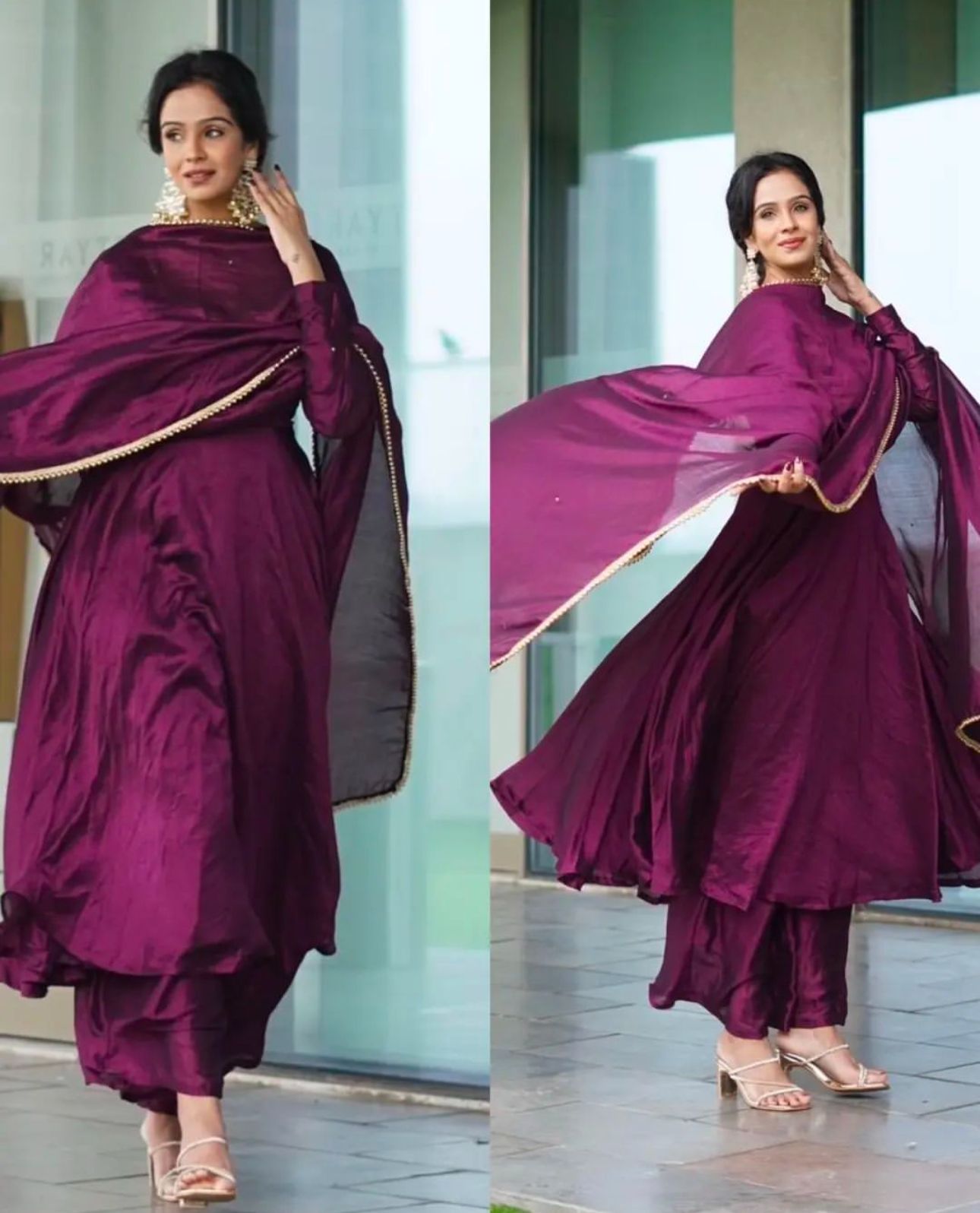 PREMIUM DESIGNER READYMADE ALIA CUT ANARKALI SUIT IN GERMANY