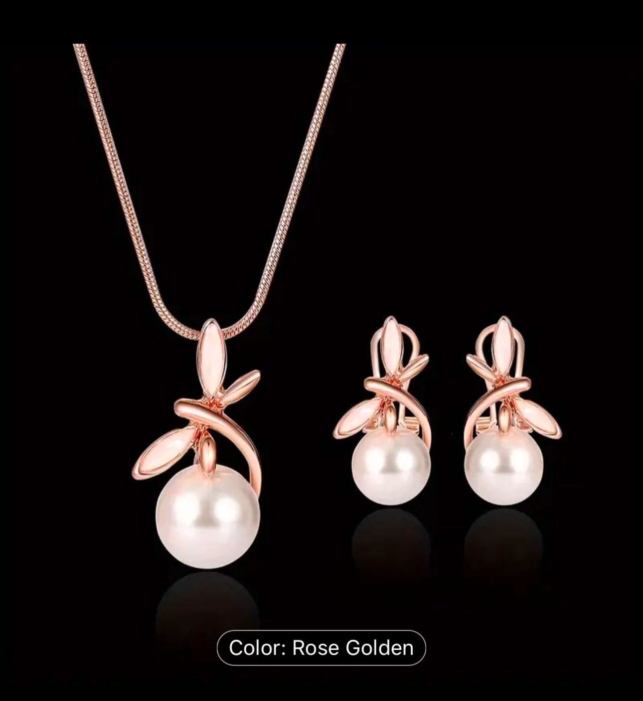 Pearl Necklace Earrings Set in Germany