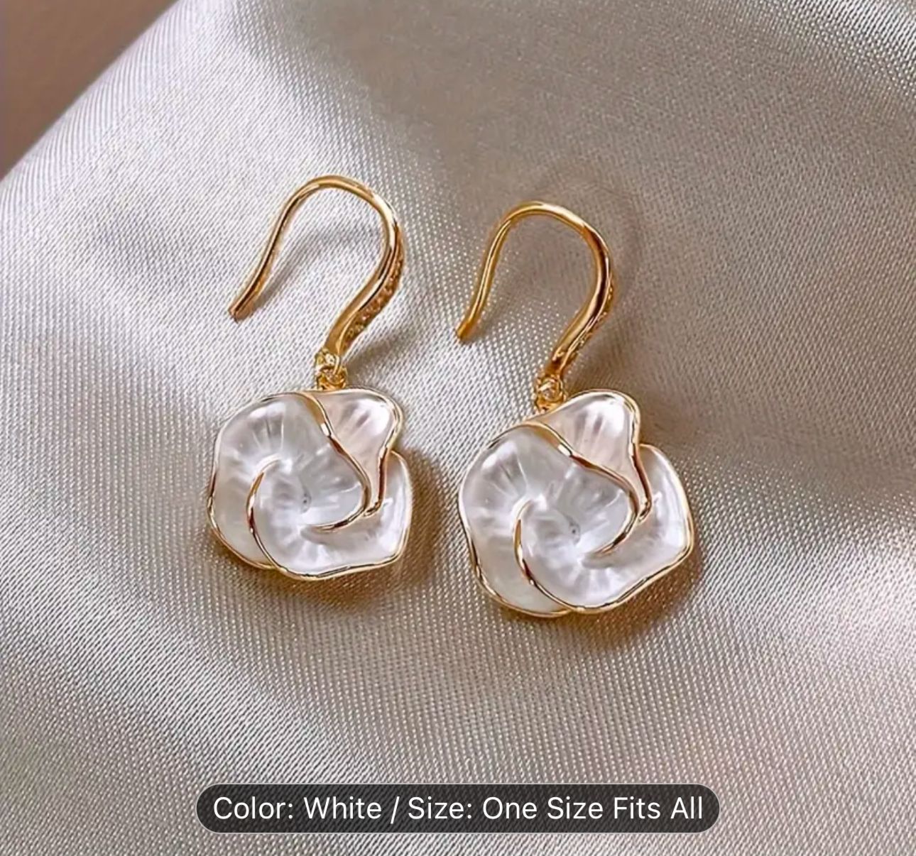 Camellia Earrings in Germany