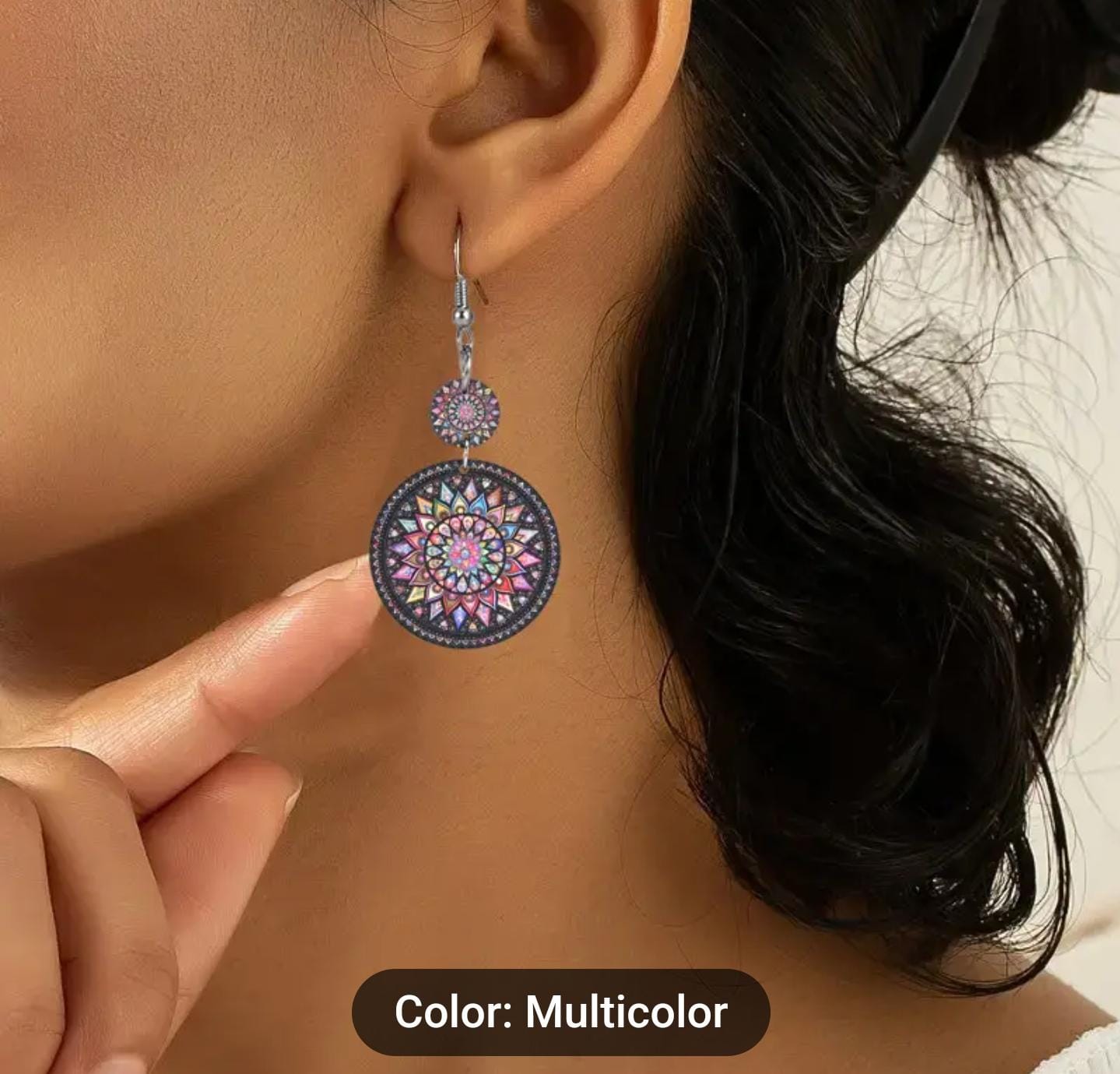 Wooden Multicolor Earrings in Germany