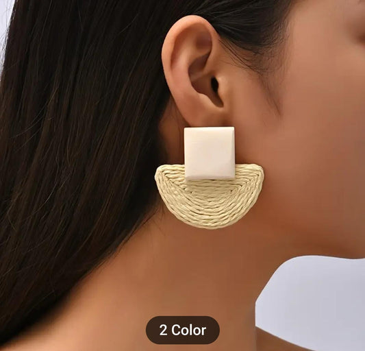 Rattan Dangle Earrings Bohemia Earrings in Berlin