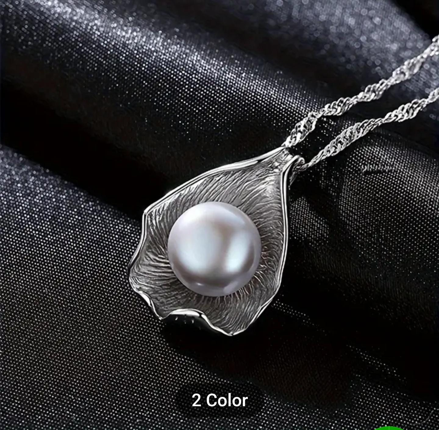 Sterling Silver Shell Pearl Pendant Necklace For Women in Germany