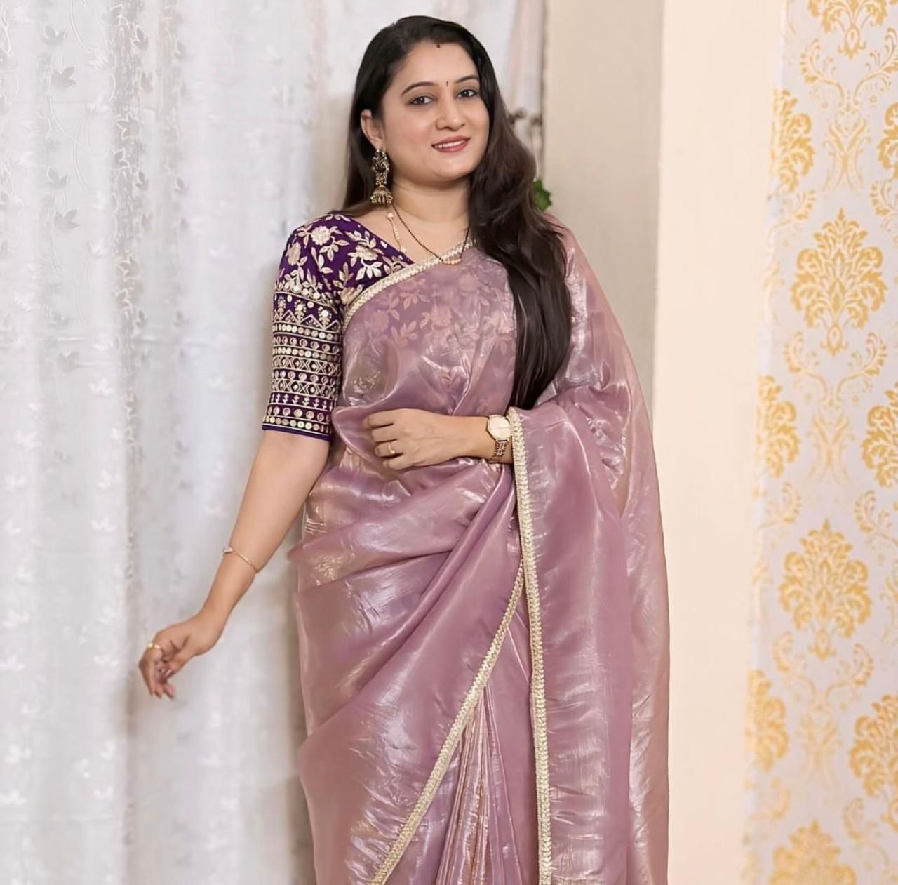 Designer Tissue Silk Saree in Berlin