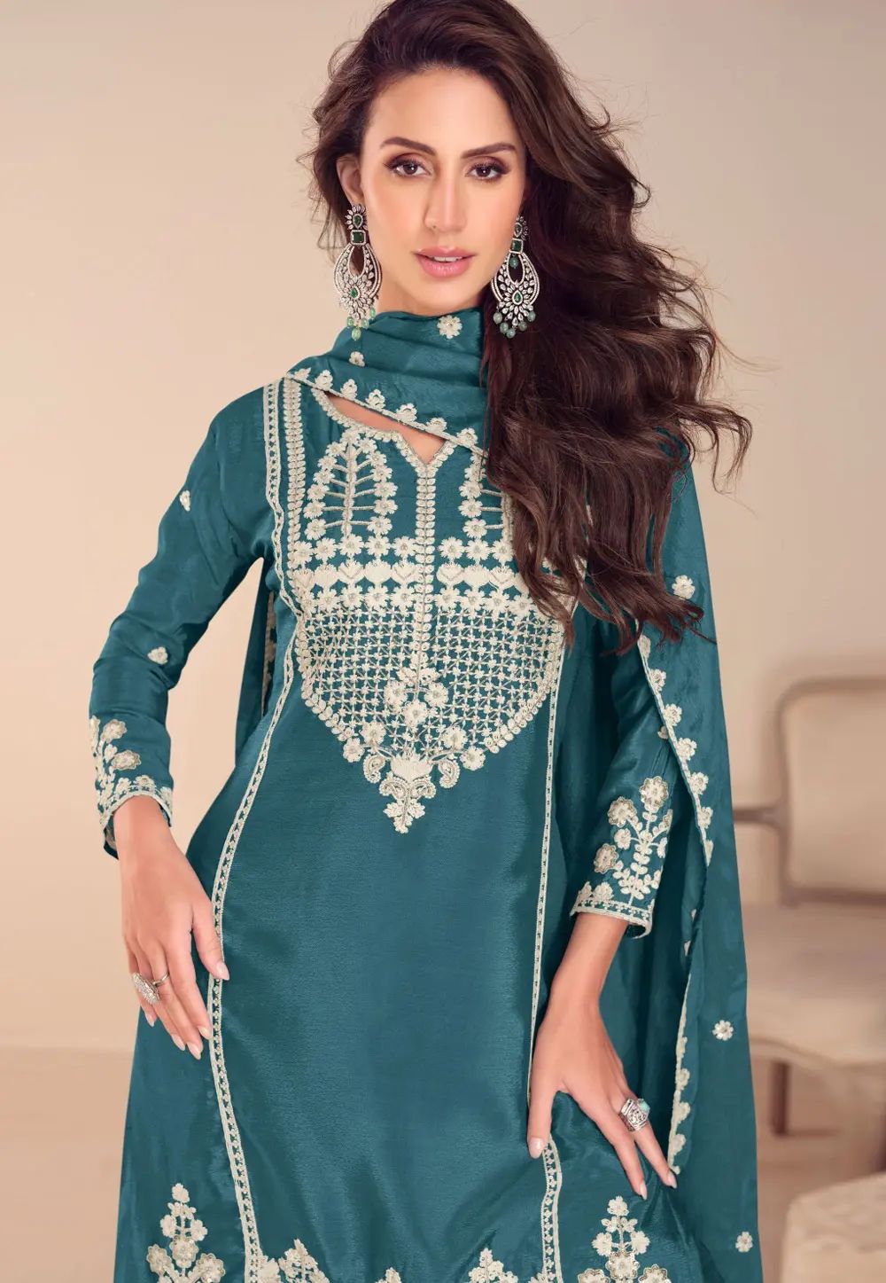 Embroidered Readymade Salwar Kameez in Germany