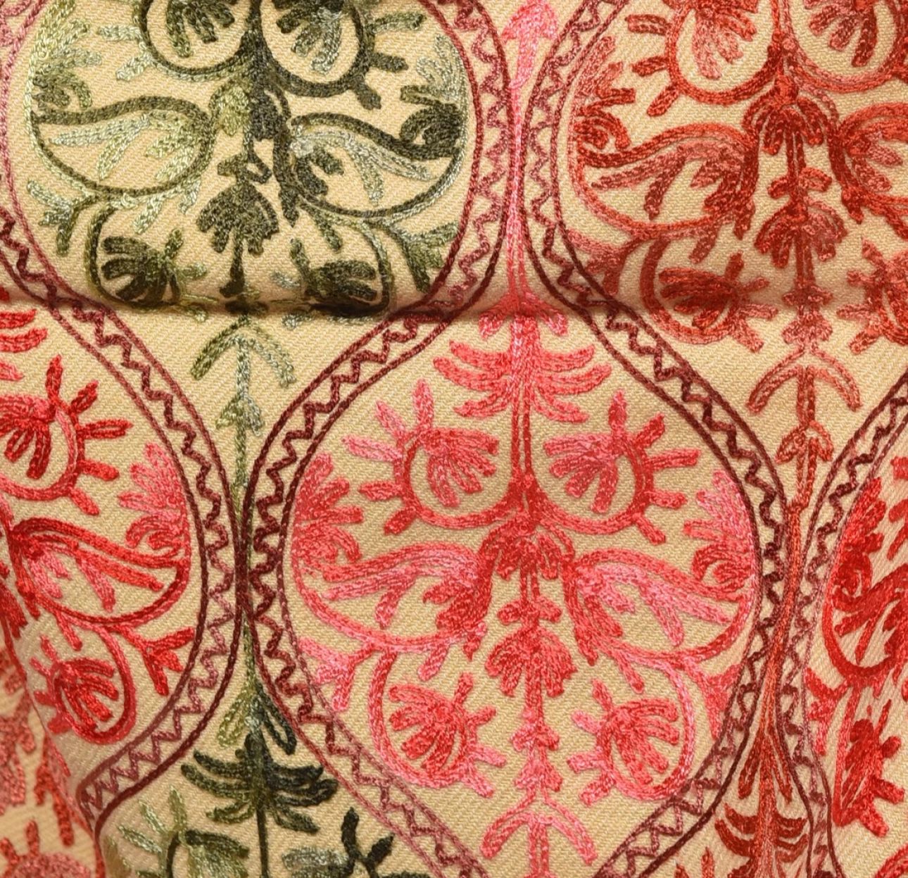 Acrylic, Wool Embroidered Women Shawl in Berlin