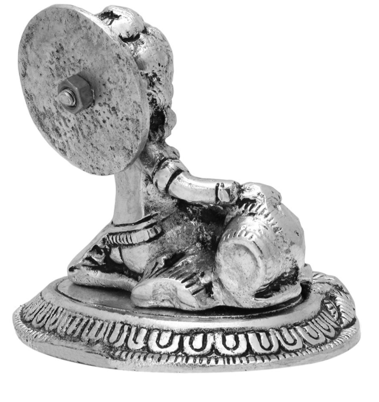 Antique Silver-Toned Bal Gopal Krishna Idol Showpiece in Munich