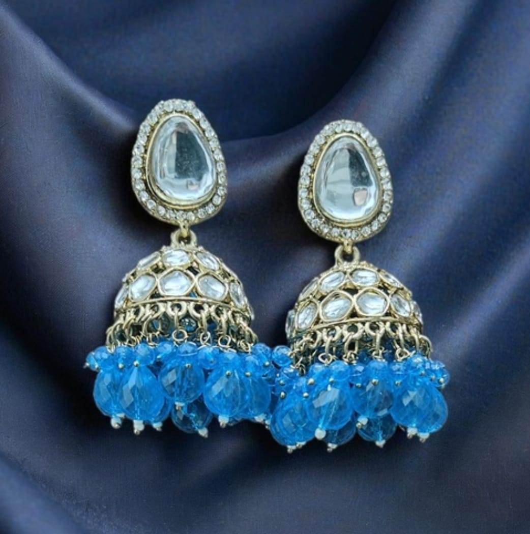 Silver Plated Alloy Jhumki Earring in Berlin