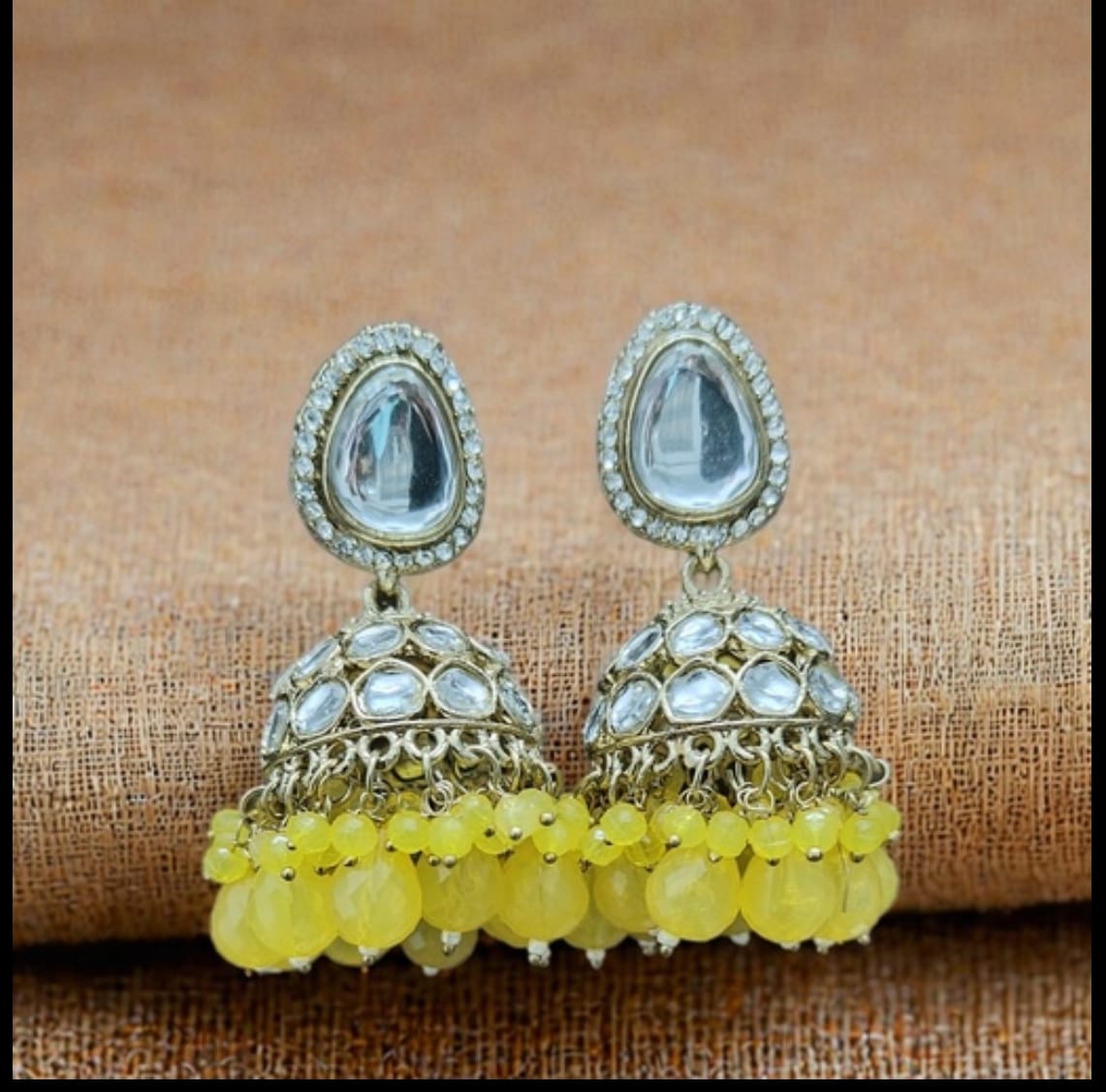 Silver Plated Alloy Jhumki Earring in Berlin