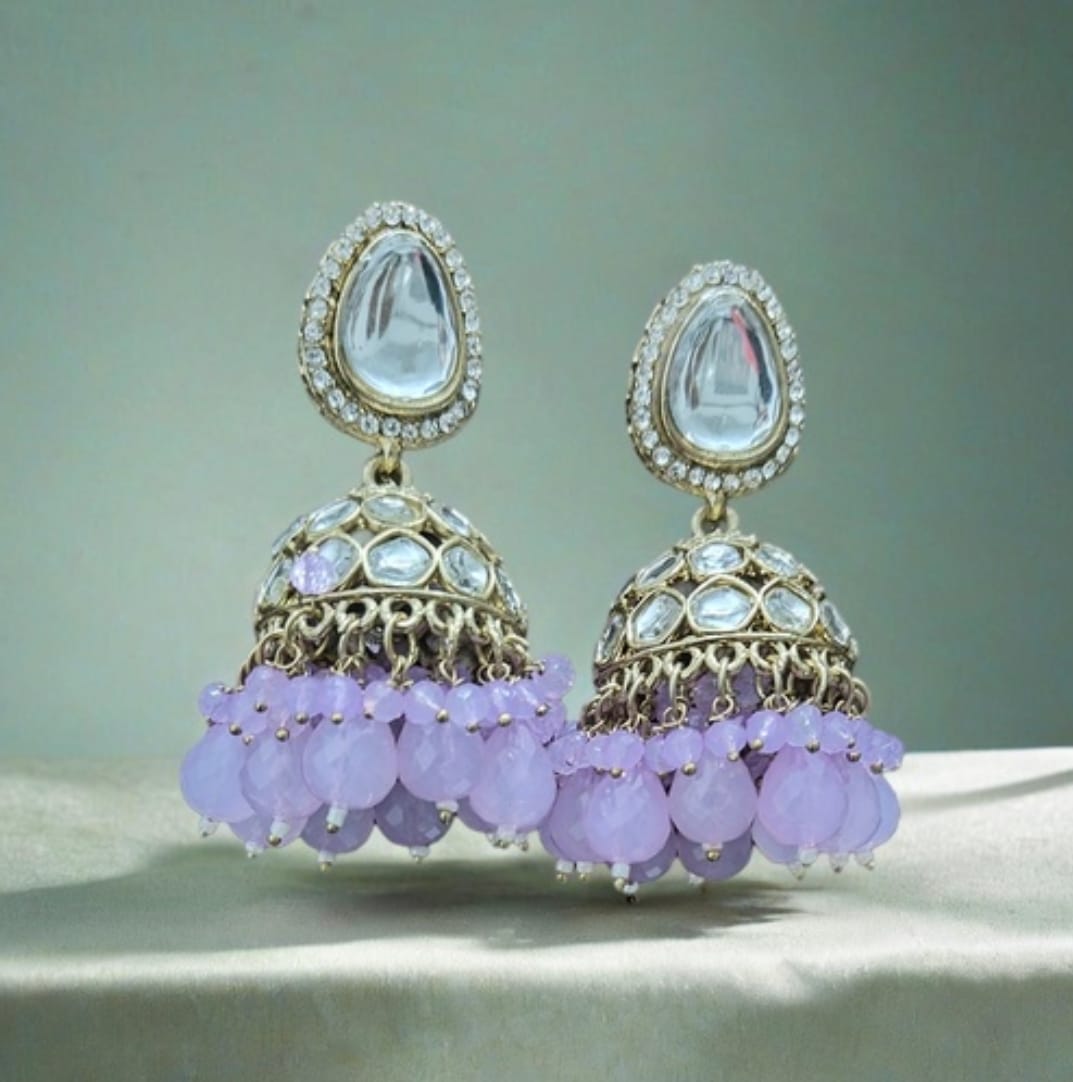 Silver Plated Alloy Jhumki Earring in Berlin