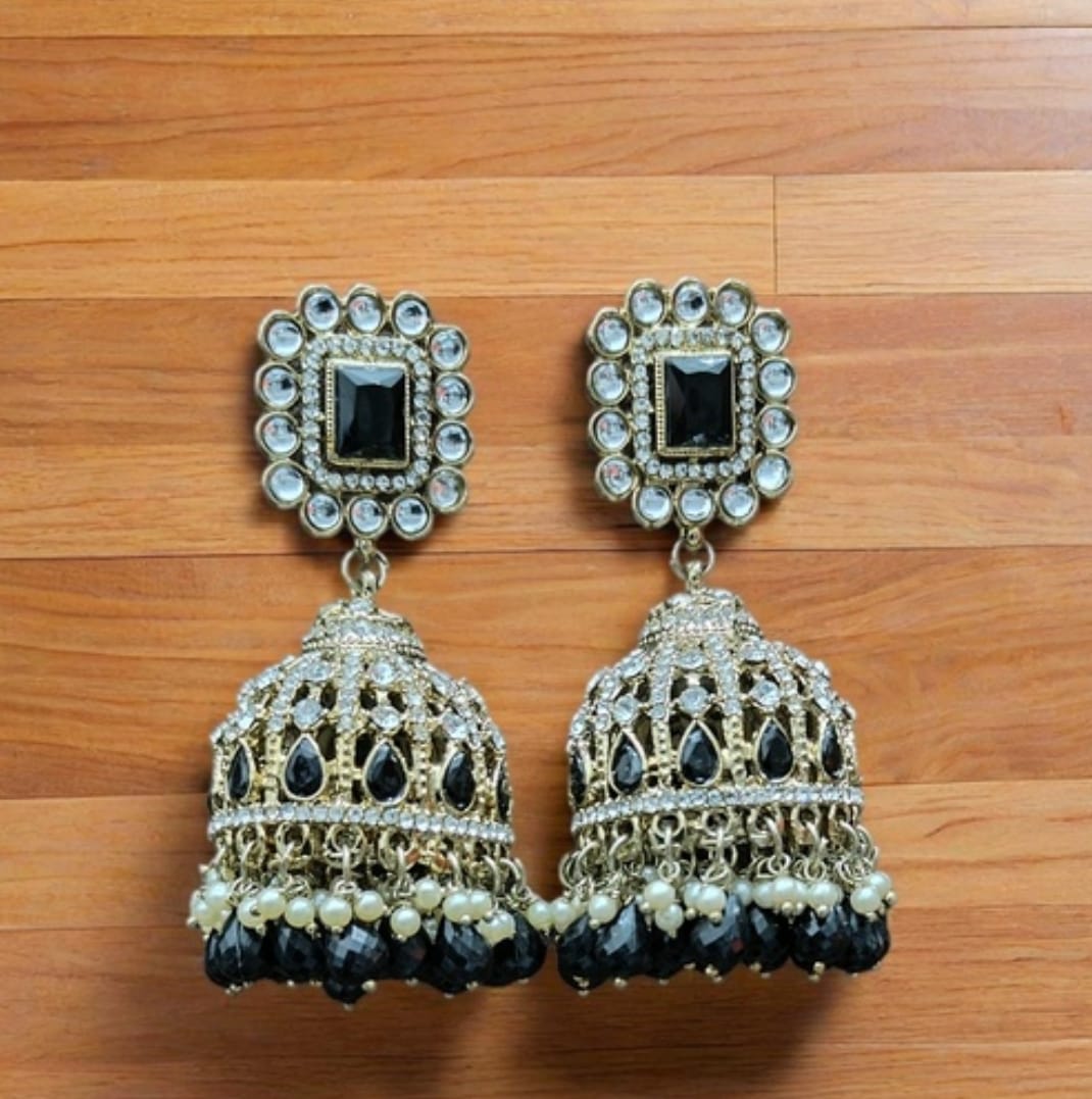 Traditional Indian Jhumka Earrings for Women in Berlin
