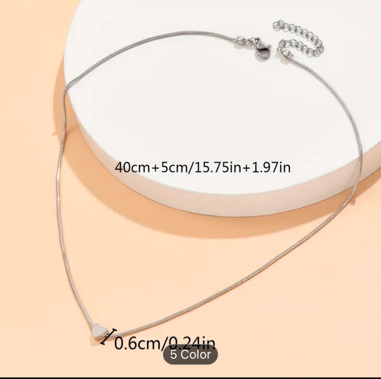 Layer of Essence Love Heart Necklace for Women & Girls in Germany