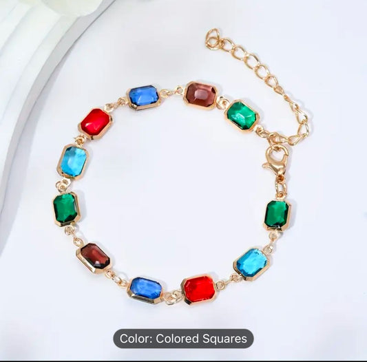 Brass Cubic Zirconia Gold-plated Bracelet in Berlin