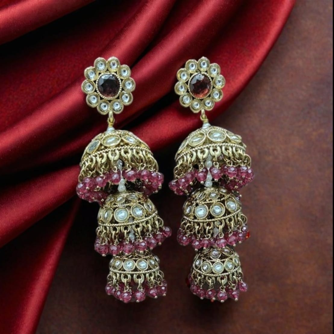 Traditional Indian Jhumka Earrings for Women in Munich