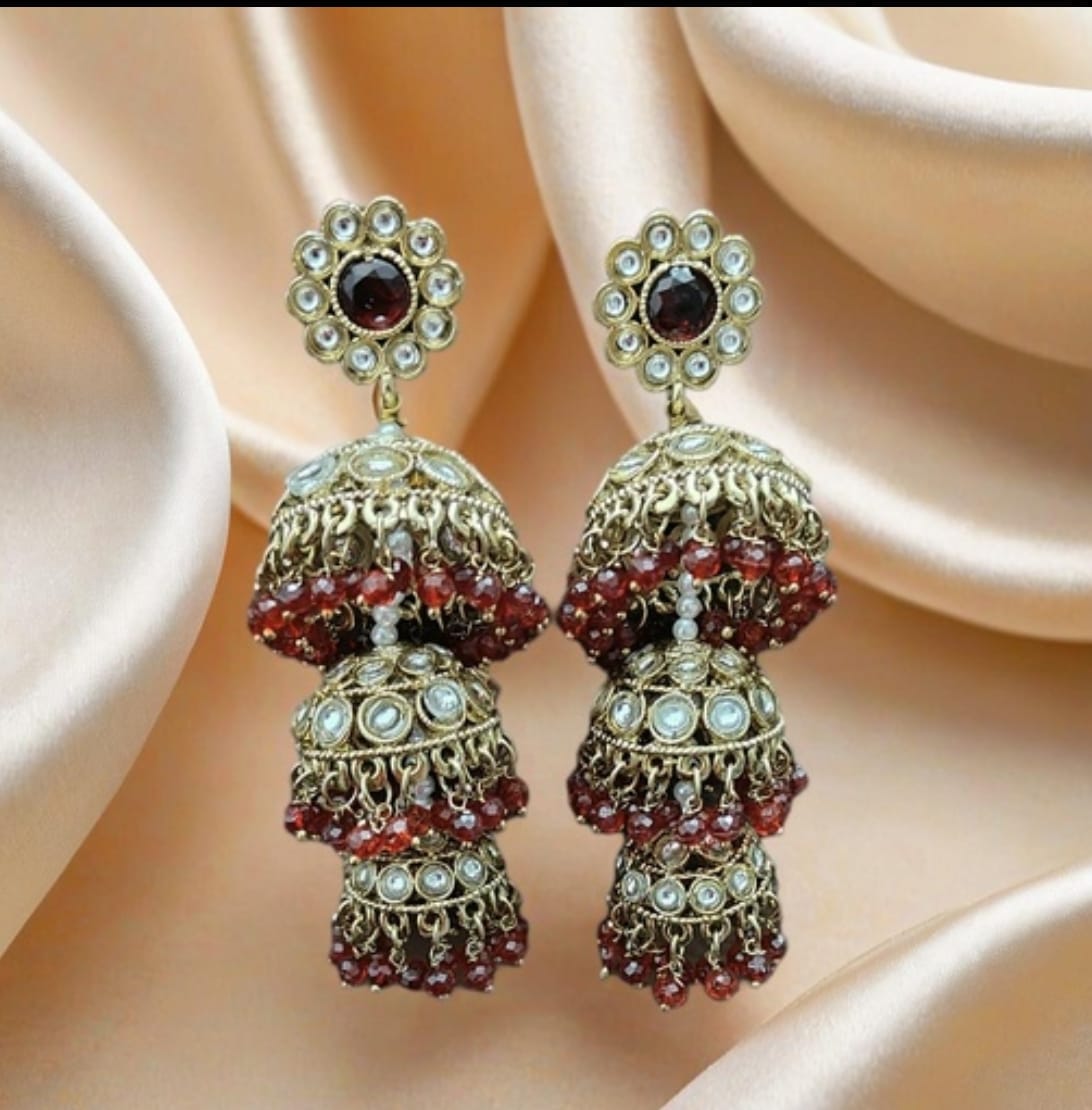 Traditional Indian Jhumka Earrings for Women in Munich