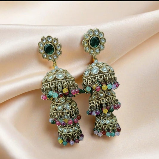 Traditional Indian Jhumka Earrings for Women in Munich