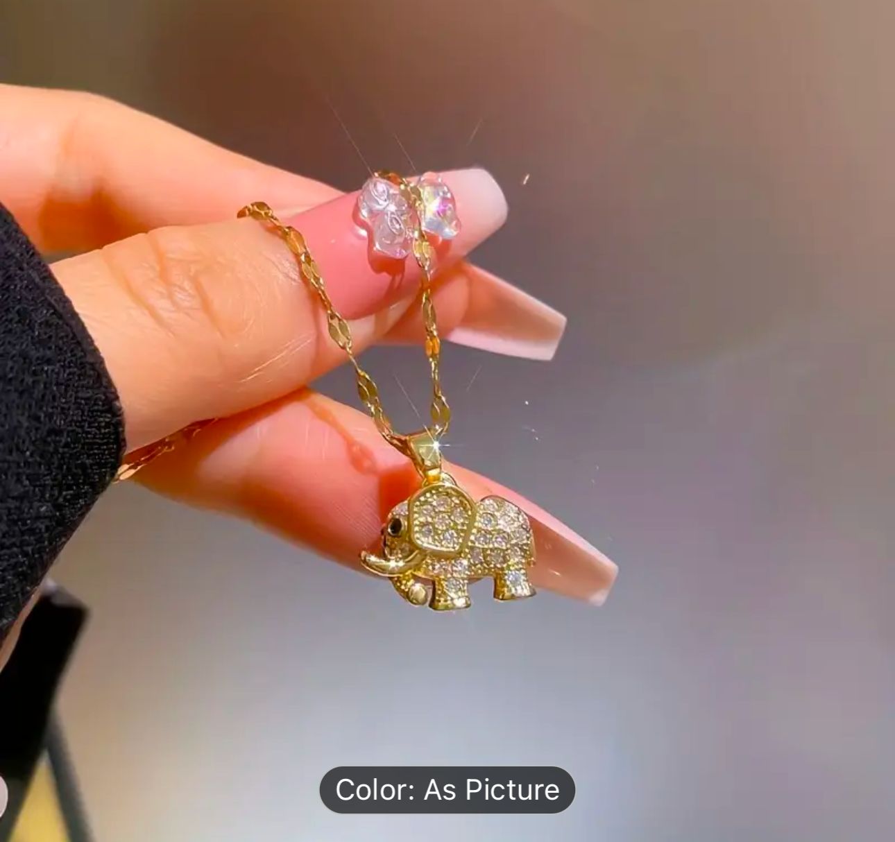 Stainless Steel Elephant Gold-Plated Chain in Germany