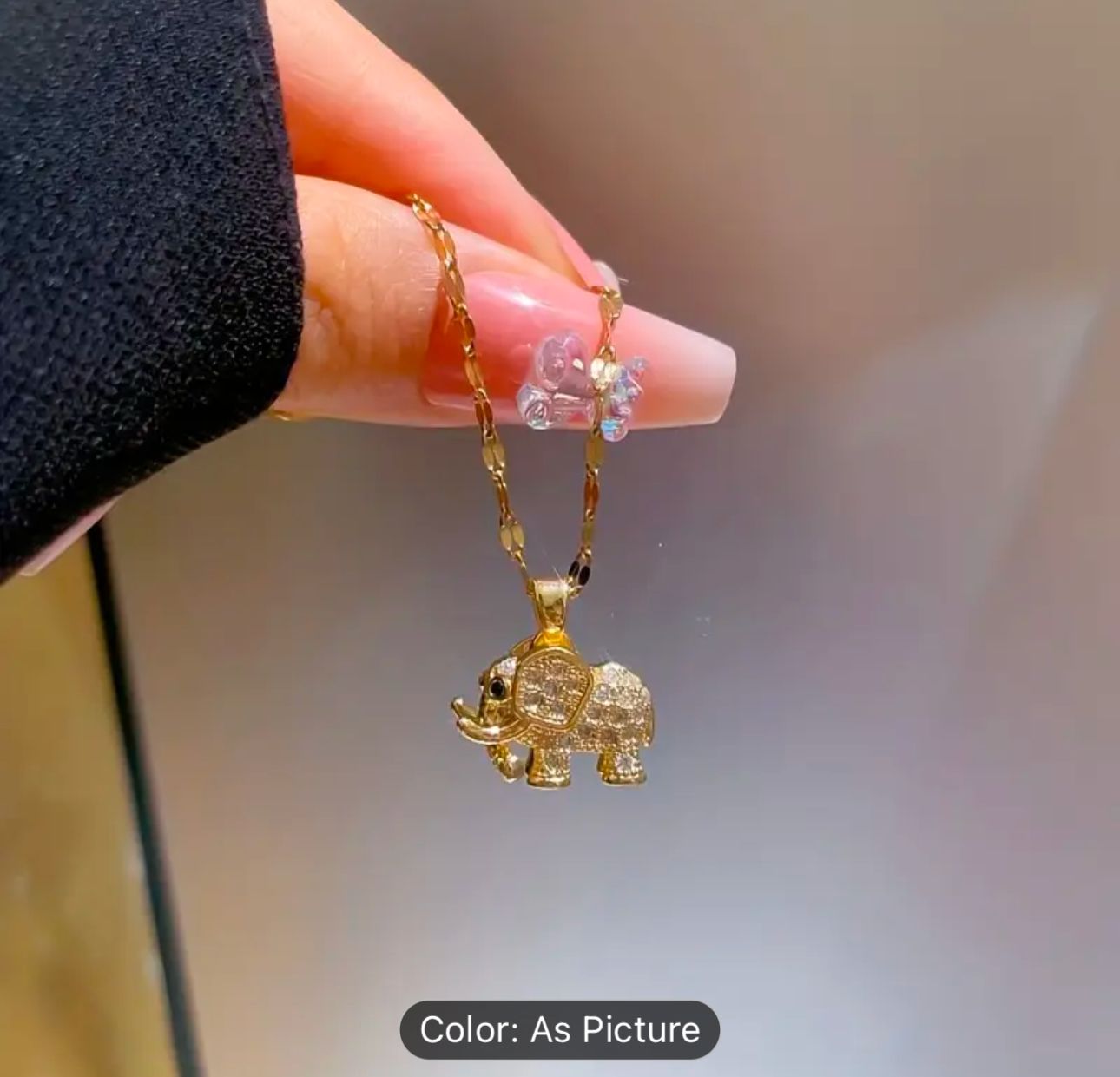 Stainless Steel Elephant Gold-Plated Chain in Germany