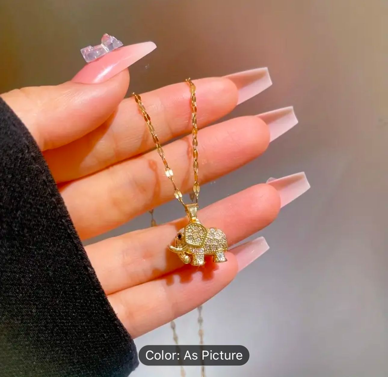 Stainless Steel Elephant Gold-Plated Chain in Germany
