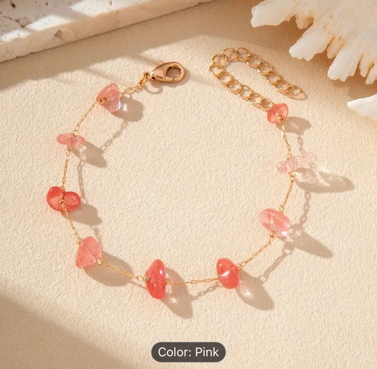 Natural Stone Beaded Ankle Bracelet in Germany