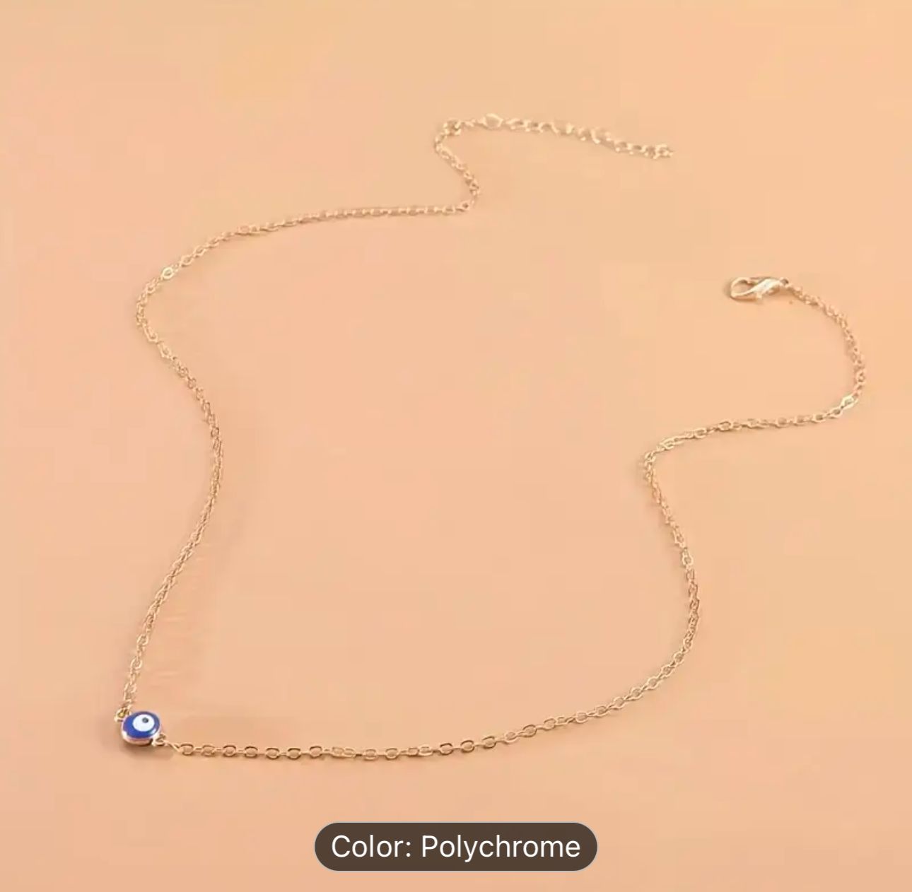 Elegant & stylish gold plated evil eye chain pendant for girls & women in Germany